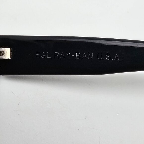 Ray-Ban B&L W1924 Black Frame G-15 Green Glass Lens Cat Eye Sunglasses 55-16-131 main image 10